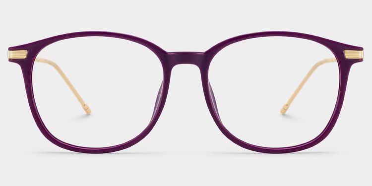 Greene Purple Square Glasses