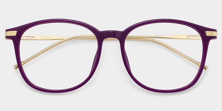 Greene Purple Square Glasses