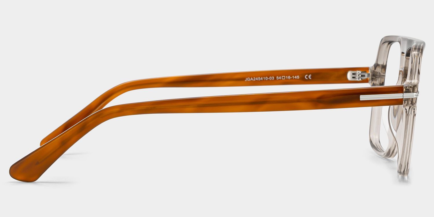 Easton Beige Color Aviator Frame Gasses | ZEELOOL3