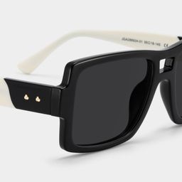 Nora Black Aviator Sunglasses4