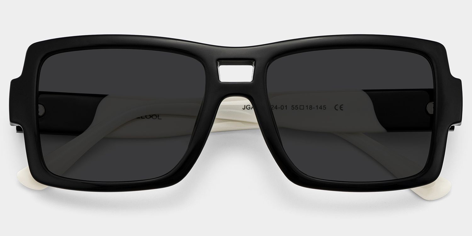 Nora Aviator Sunglasses with Tr90 Black Frames | ZEELOOL CA1