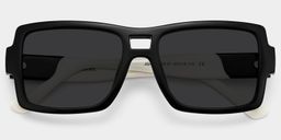Nora Black Aviator Sunglasses1
