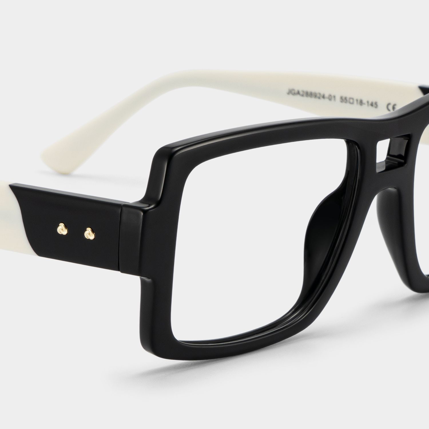Nora Aviator Black Frame Glasses for Women | ZEELOOL4