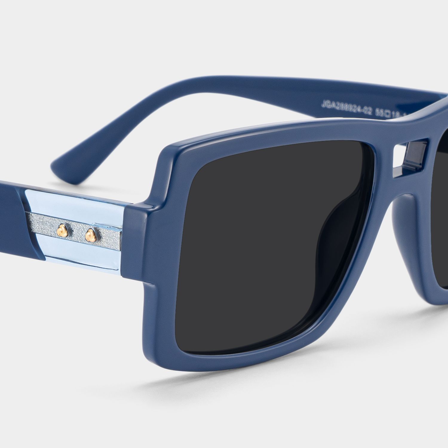 Nora Blue Aviator Polarized Sunglasses for Driving | ZEELOOL UK4
