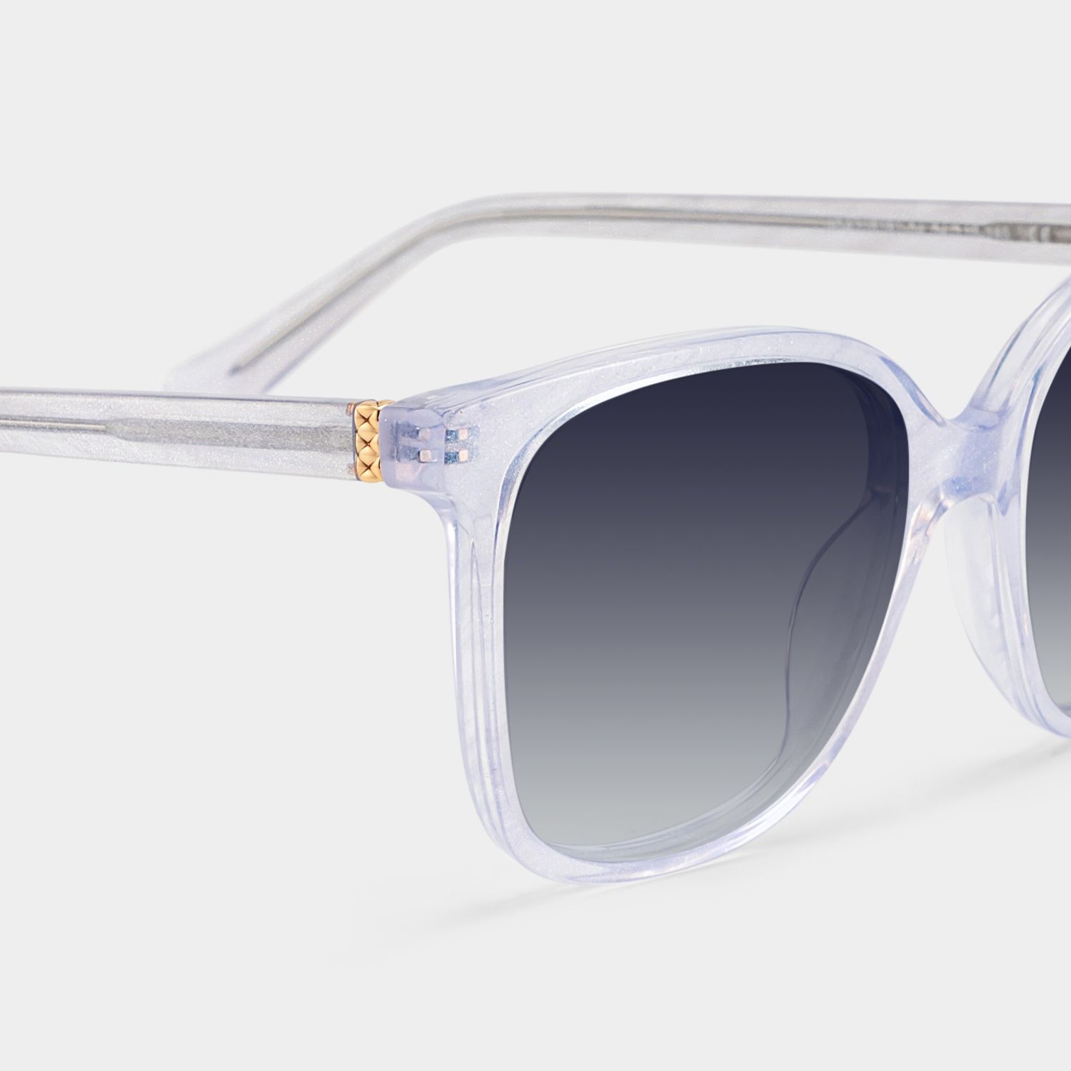 Caroline Square Clear Full Rim Sunglasses | ZEELOOL UK4
