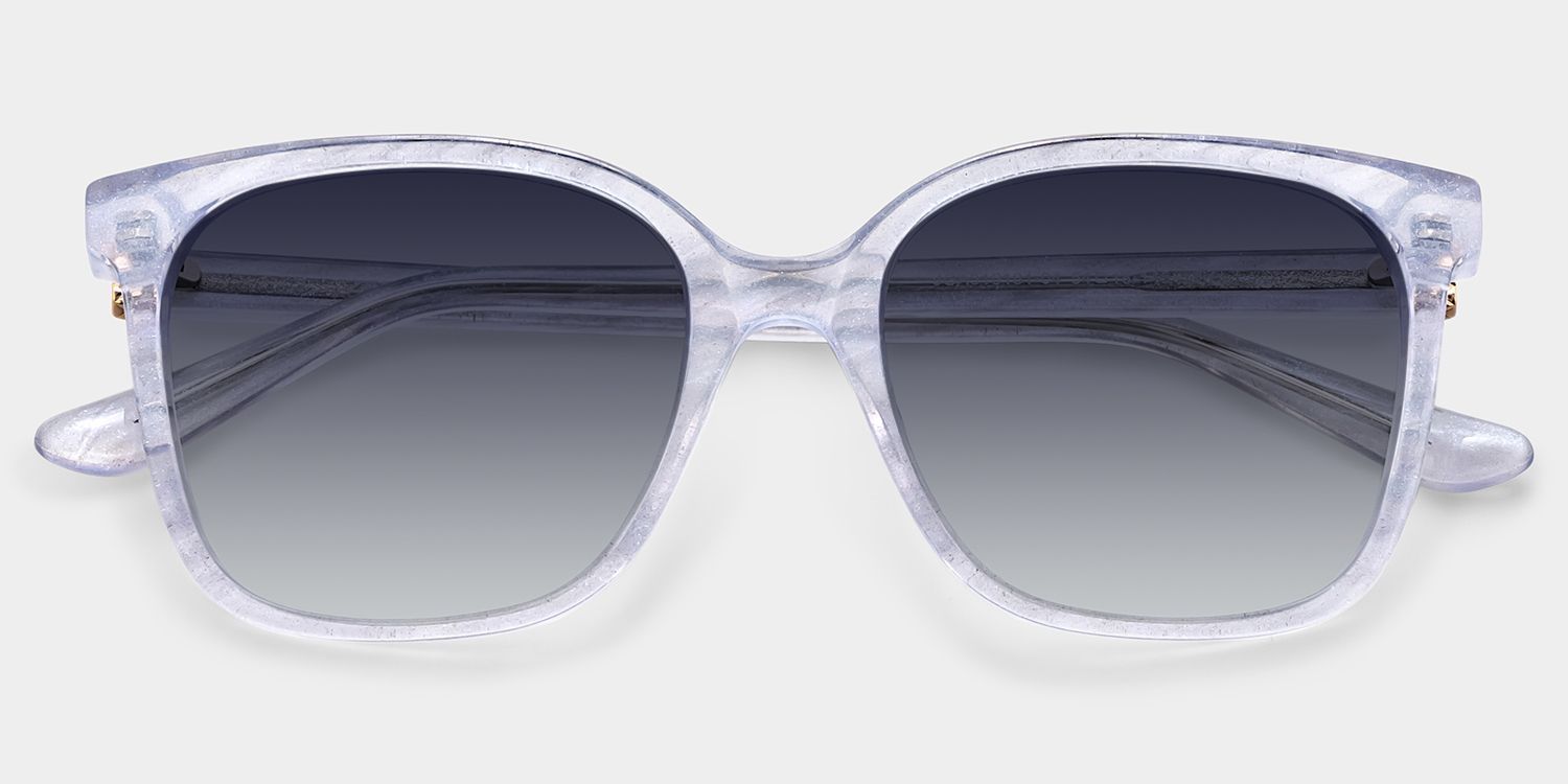 Caroline Square Clear Full Rim Sunglasses | ZEELOOL UK1