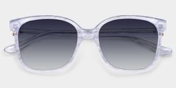Caroline Clear Square Sunglasses1