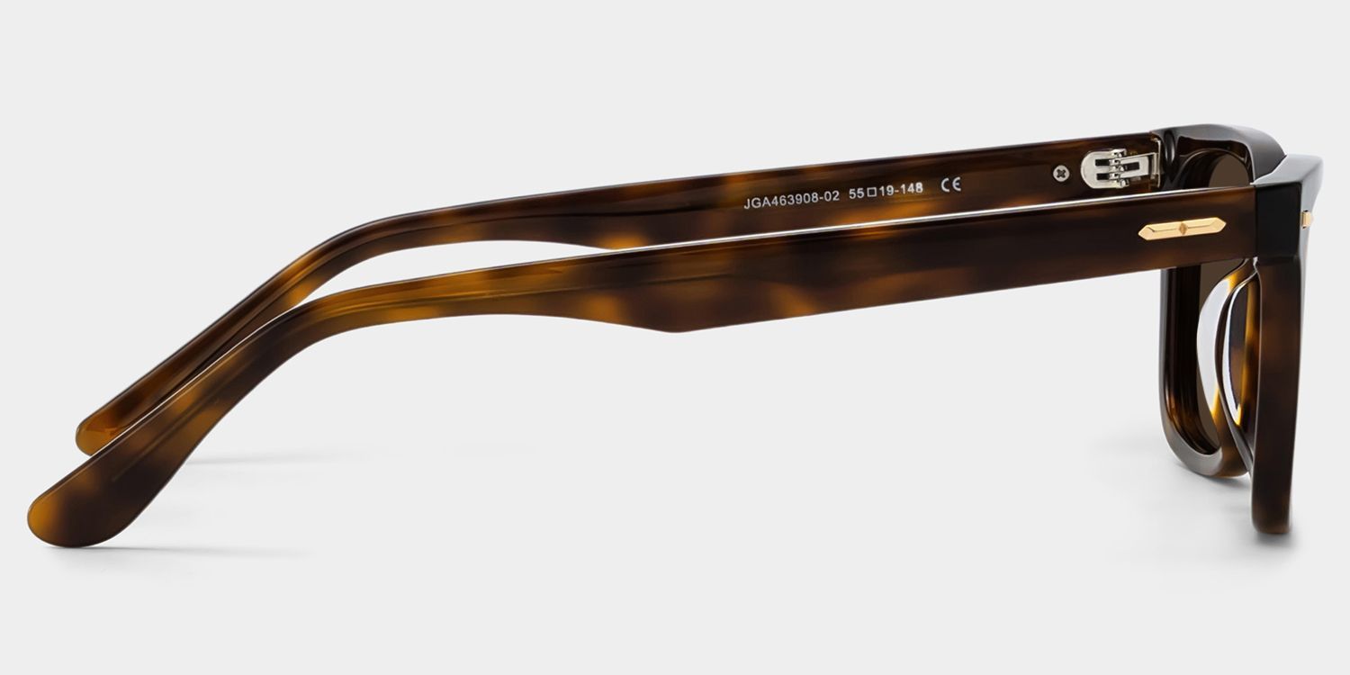 Patrick Acetate Tortoise Rectangle Frame Sunglasses | ZEELOOL UK3