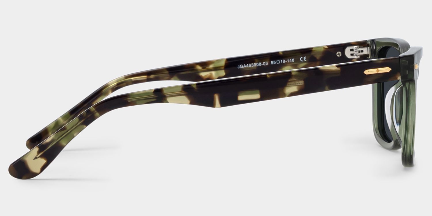 Patrick Acetate Green Frame Sunglasses | ZEELOOL UK3