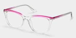 Margaret Clear Cat eye Glasses2