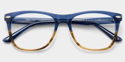 Atlas Two-tone Rectangle Glasses2