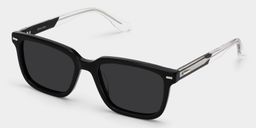George Black Rectangle Sunglasses2