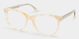 Julia Yellow Rectangle Glasses2