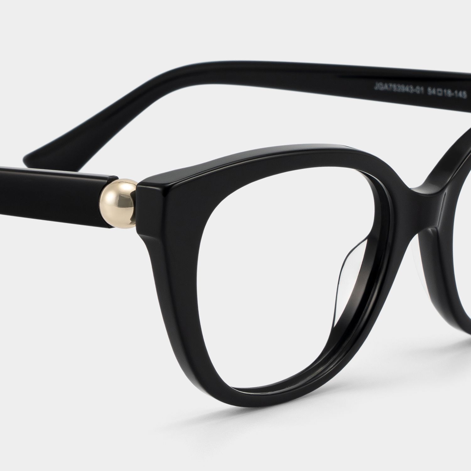 Buy Charlotte Black Cat Eye Frames Glasses Online | ZEELOOL4