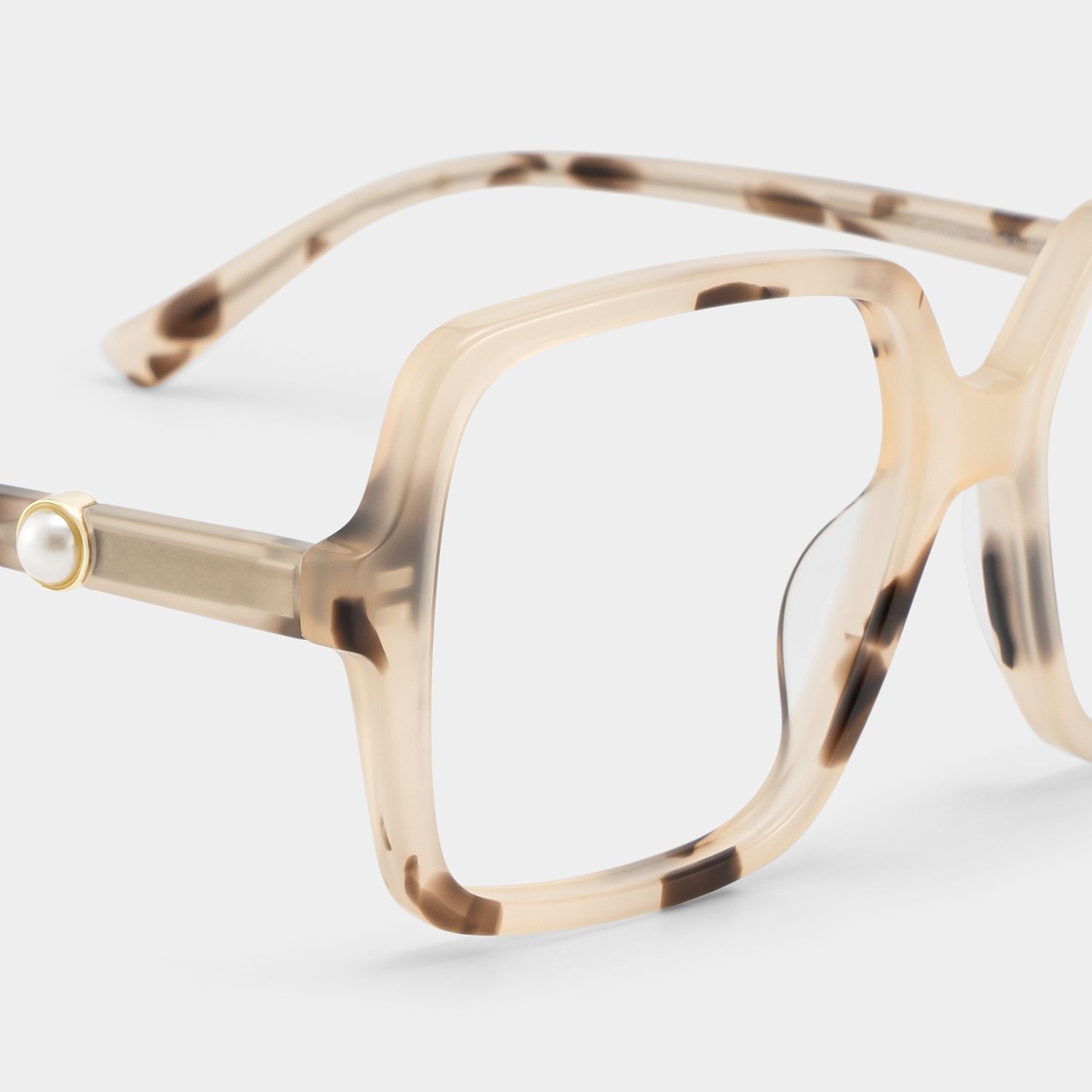 Tortoise Shell Square Elena Eyeglasses — Classic Style | ZEELOOL4