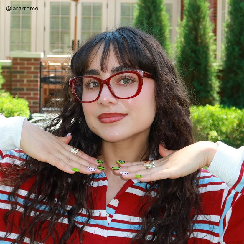 Madeline Red Cat eye Glasses