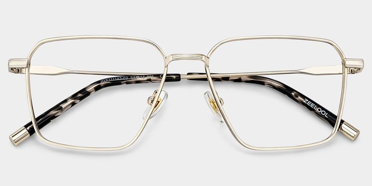 Ashley Gold Square Glasses