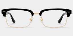 Eden Black Browline Glasses0