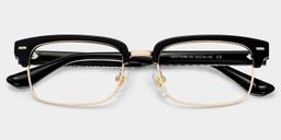 Eden Black Browline Glasses1