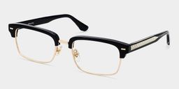 Eden Black Browline Glasses2