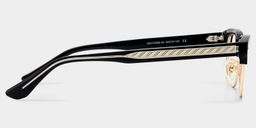 Eden Black Browline Glasses3