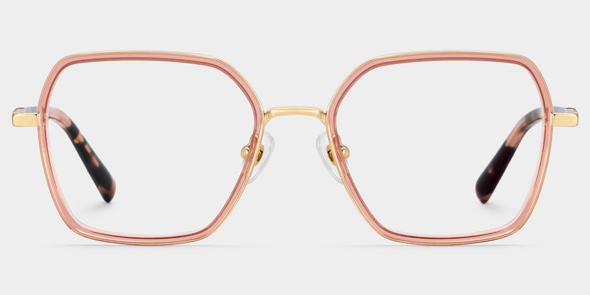 Sophie Pink Geometric Glasses