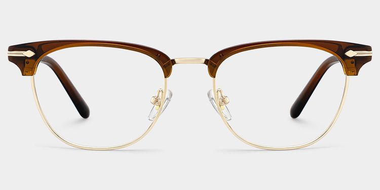 Capri Brown Browline Glasses
