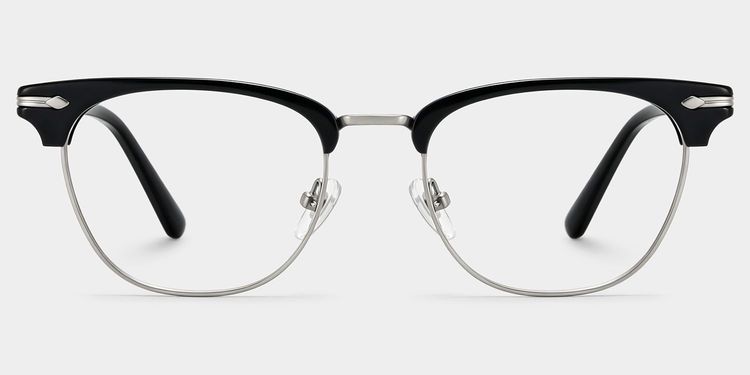 Capri Black Browline Glasses