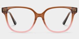 Clara Two-tone Cat eye Glasses0