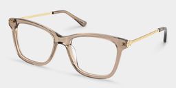 Vibert Brown Rectangle Glasses2