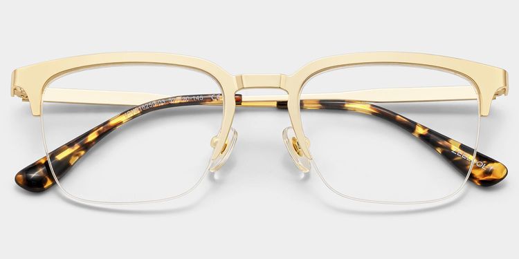 Peyton Gold Browline Glasses