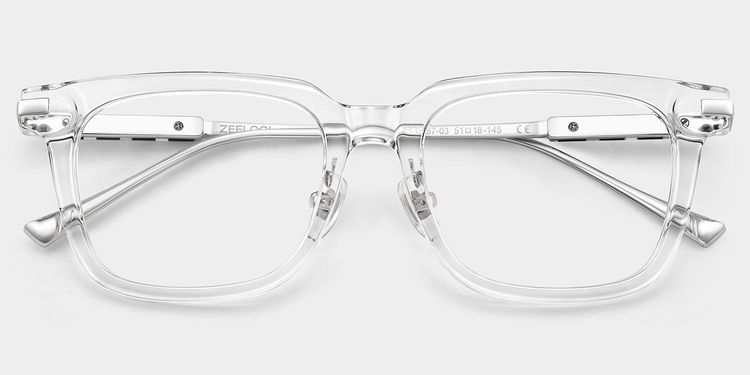 Rayne Clear Square Glasses