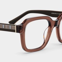 Parker Brown Square Glasses4
