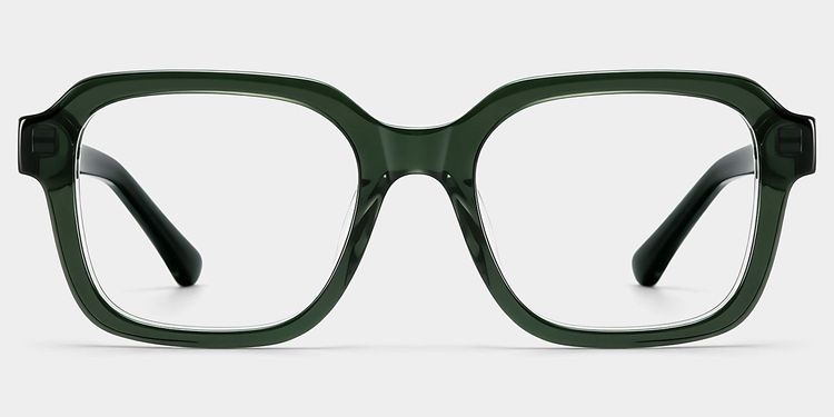 Parker Green Square Glasses