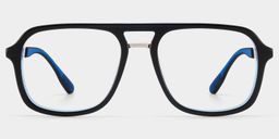 Ryder Blue Aviator Glasses0