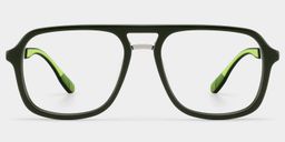 Ryder Green Aviator Glasses0