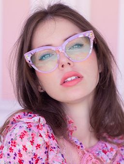 Qasim Cateye Rose-Gold Glasses8